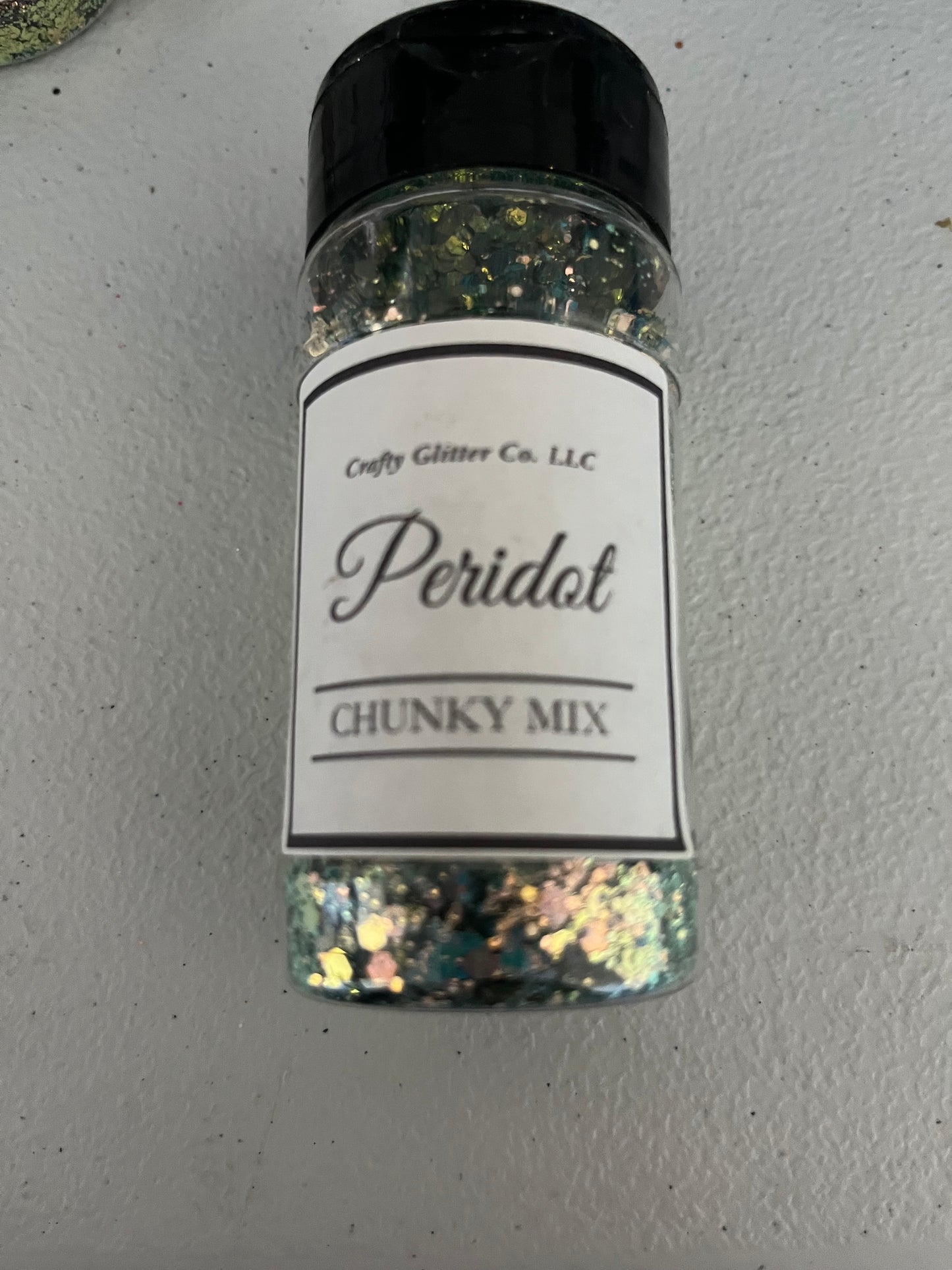 Peridot Glitter Destash