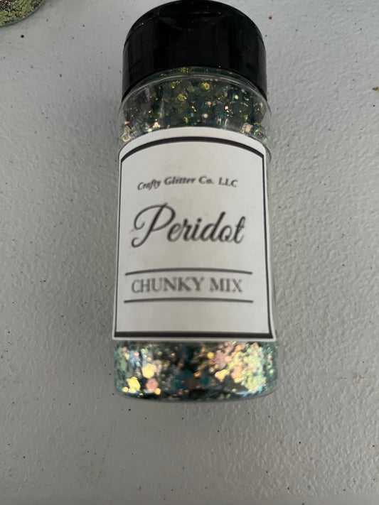 Peridot Glitter Destash