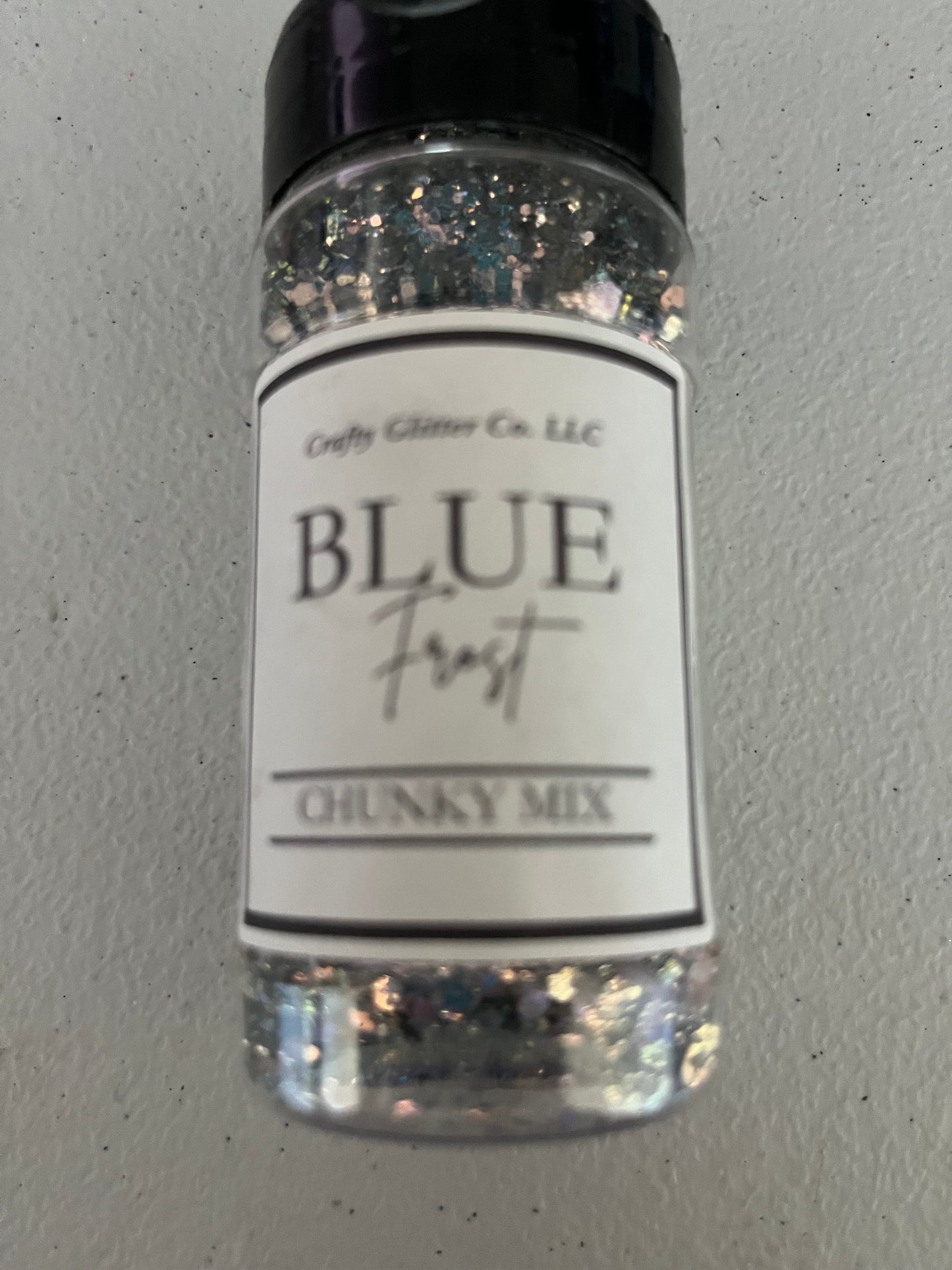 Blue Frost Glitter Destash