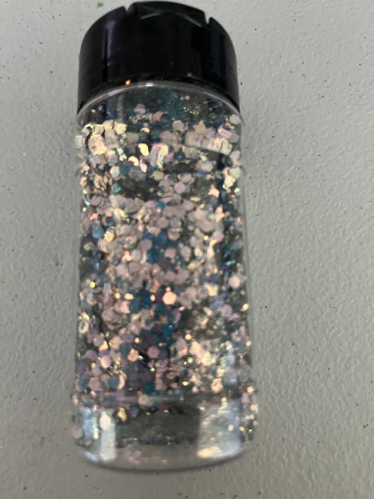 Blue Frost Glitter Destash