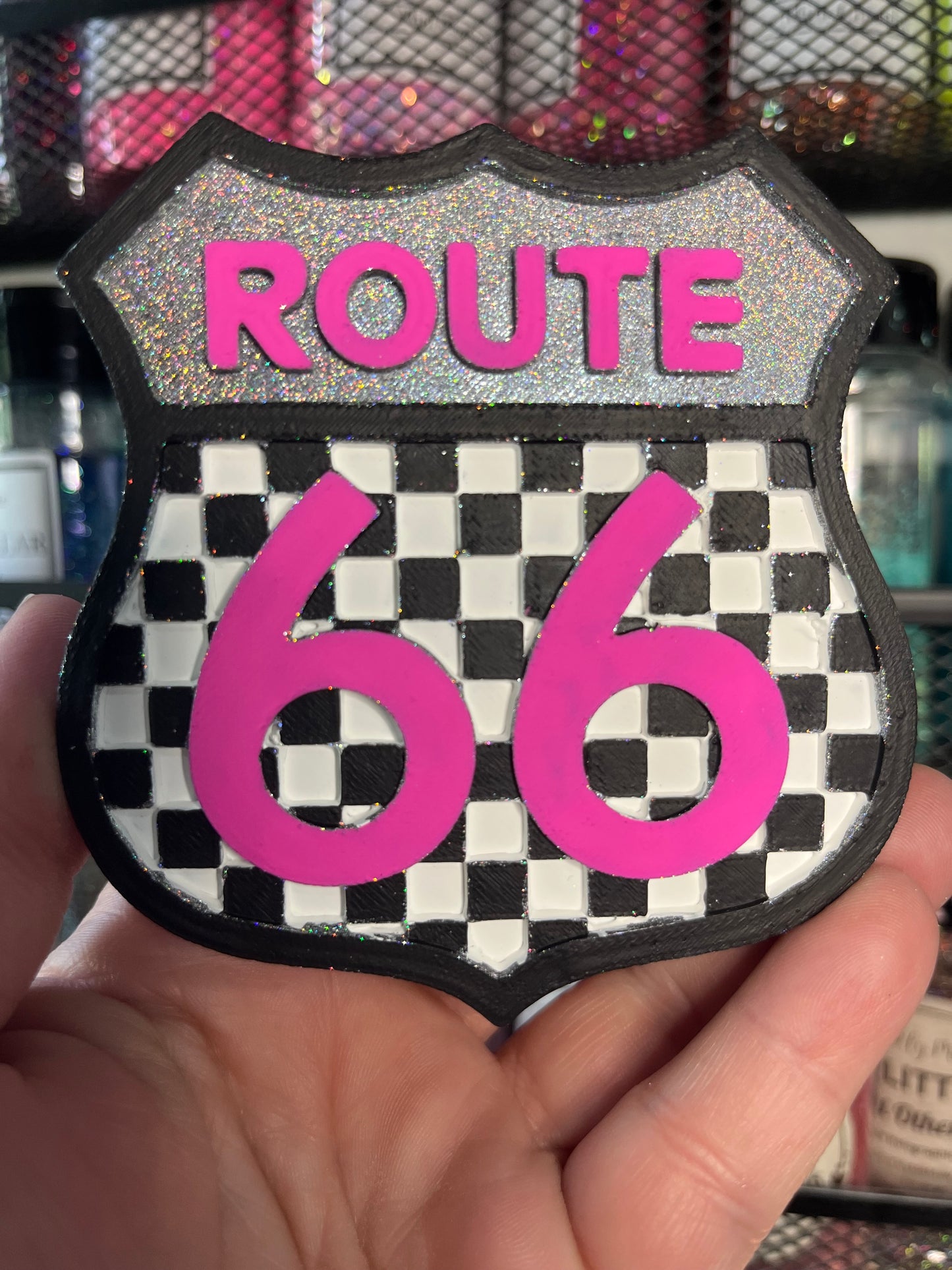 Checkered Route 66 Freshie