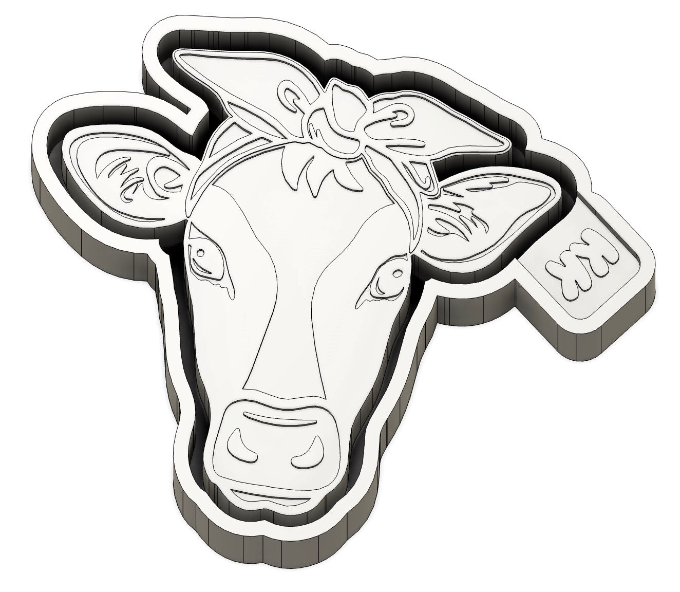 Cow with Bandana Mold