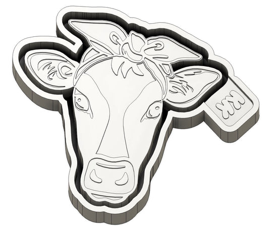 Cow with Bandana Mold