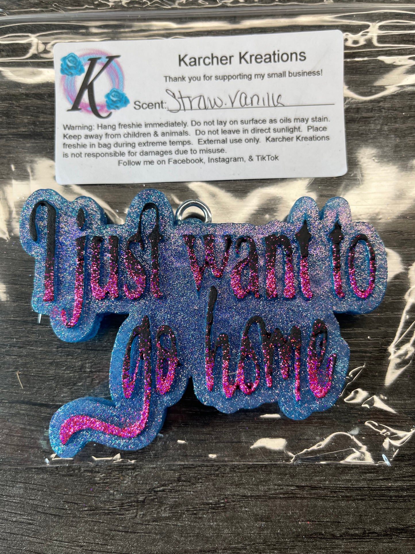I Just Want To Go Home ….. Strawberry Vanilla