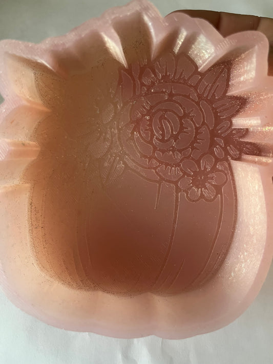 Pumpkin with Flowers  Destash