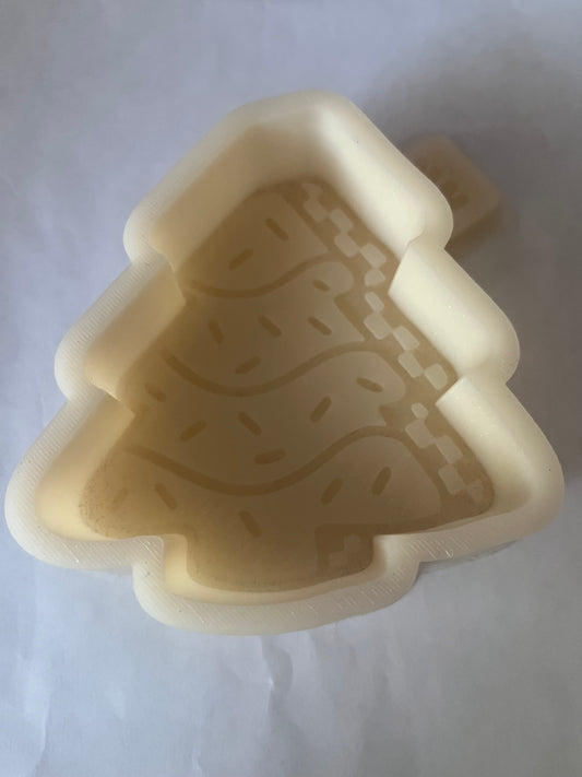 Check print Christmas cake   Destash