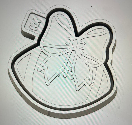 Football With Bow Mold