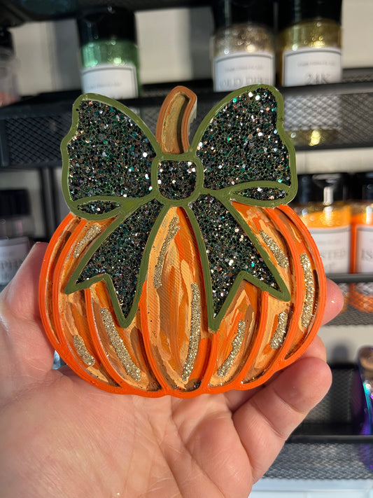Pumpkin With Bow Freshie