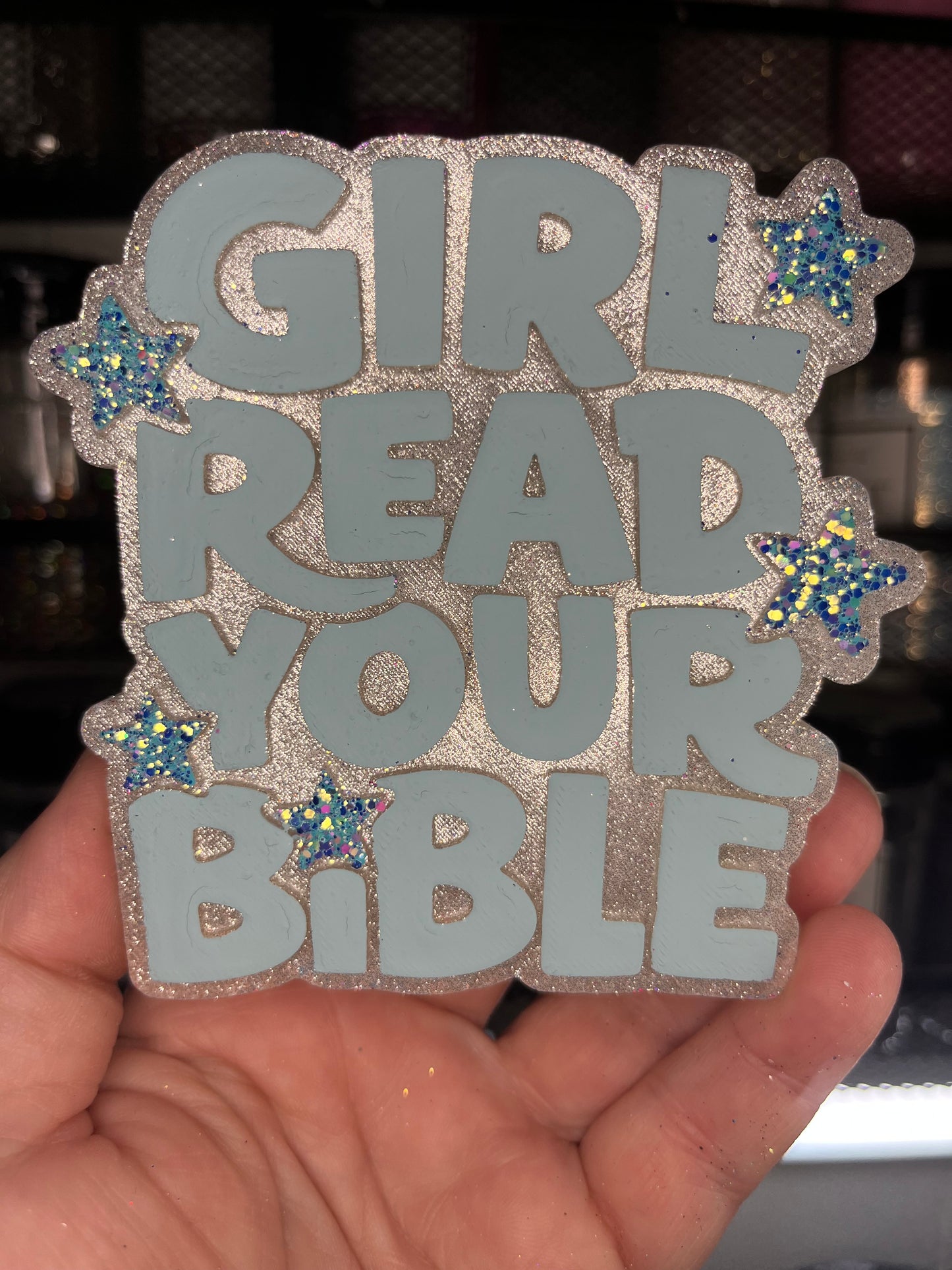 Girl Read Your Bible Freshie