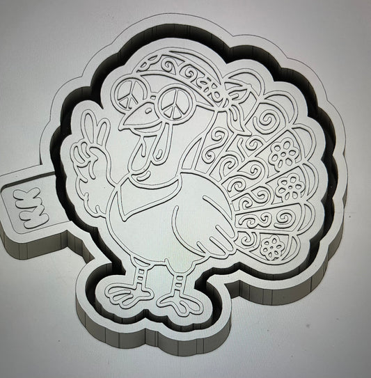 Hippie Turkey Mold