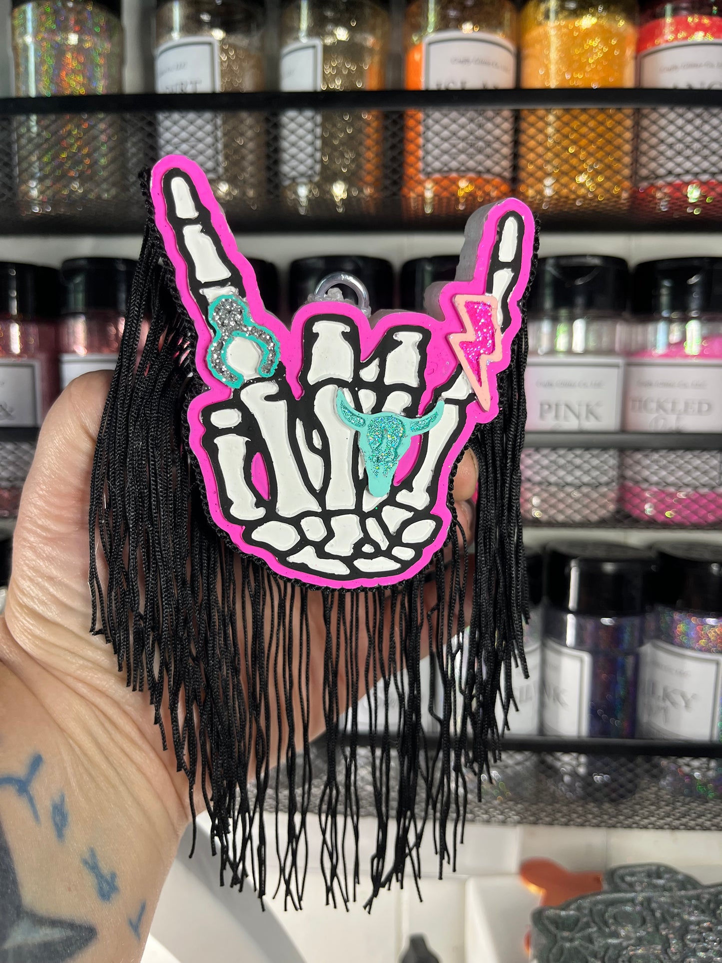 Western Rock On Hand Freshie