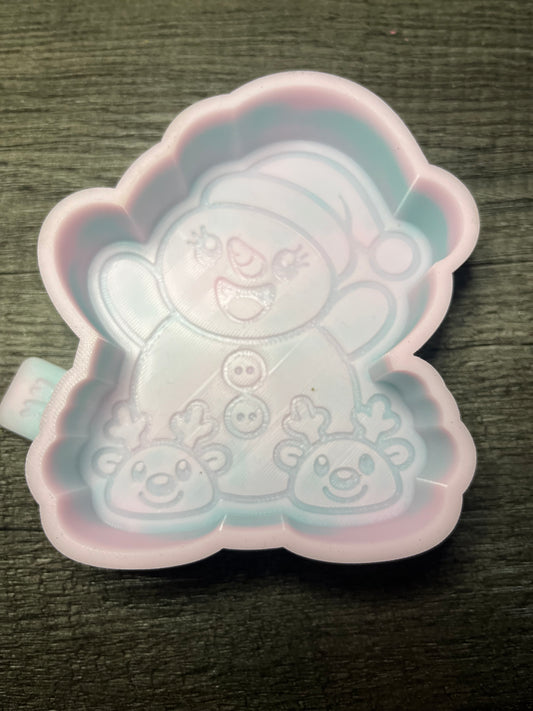 Snowman with Slippers Mold B-Grade