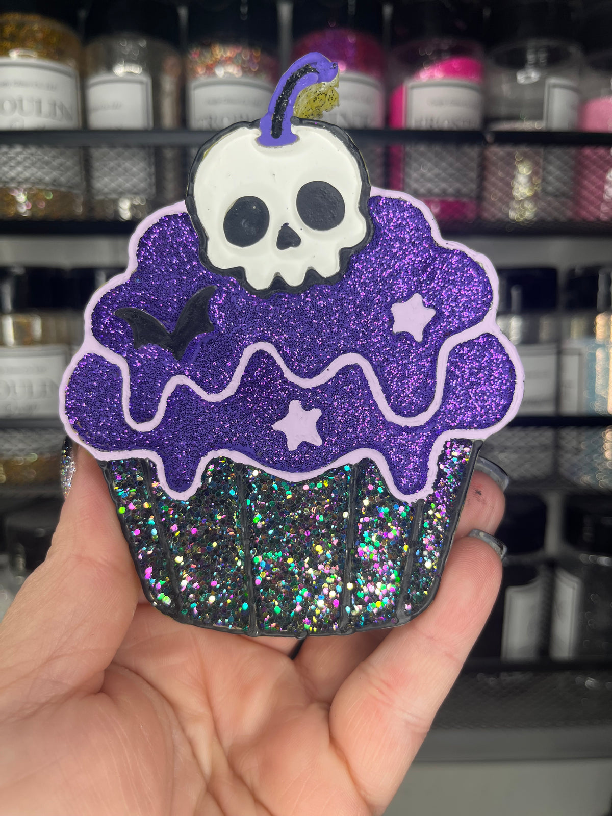 Skull Cupcake Freshie