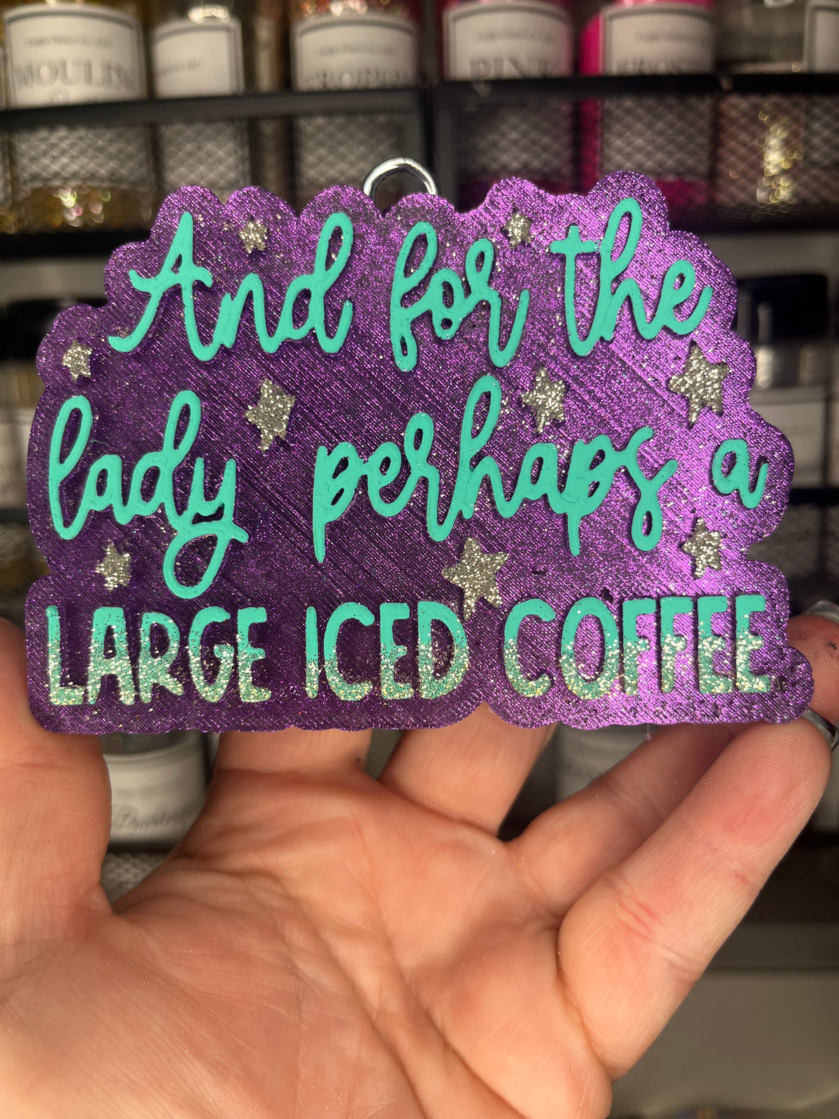 And For The Lady Perhaps A Large Iced Coffee Freshie