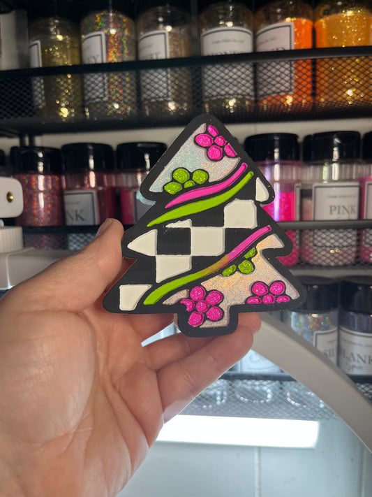 Retro Christmas Tree Freshie