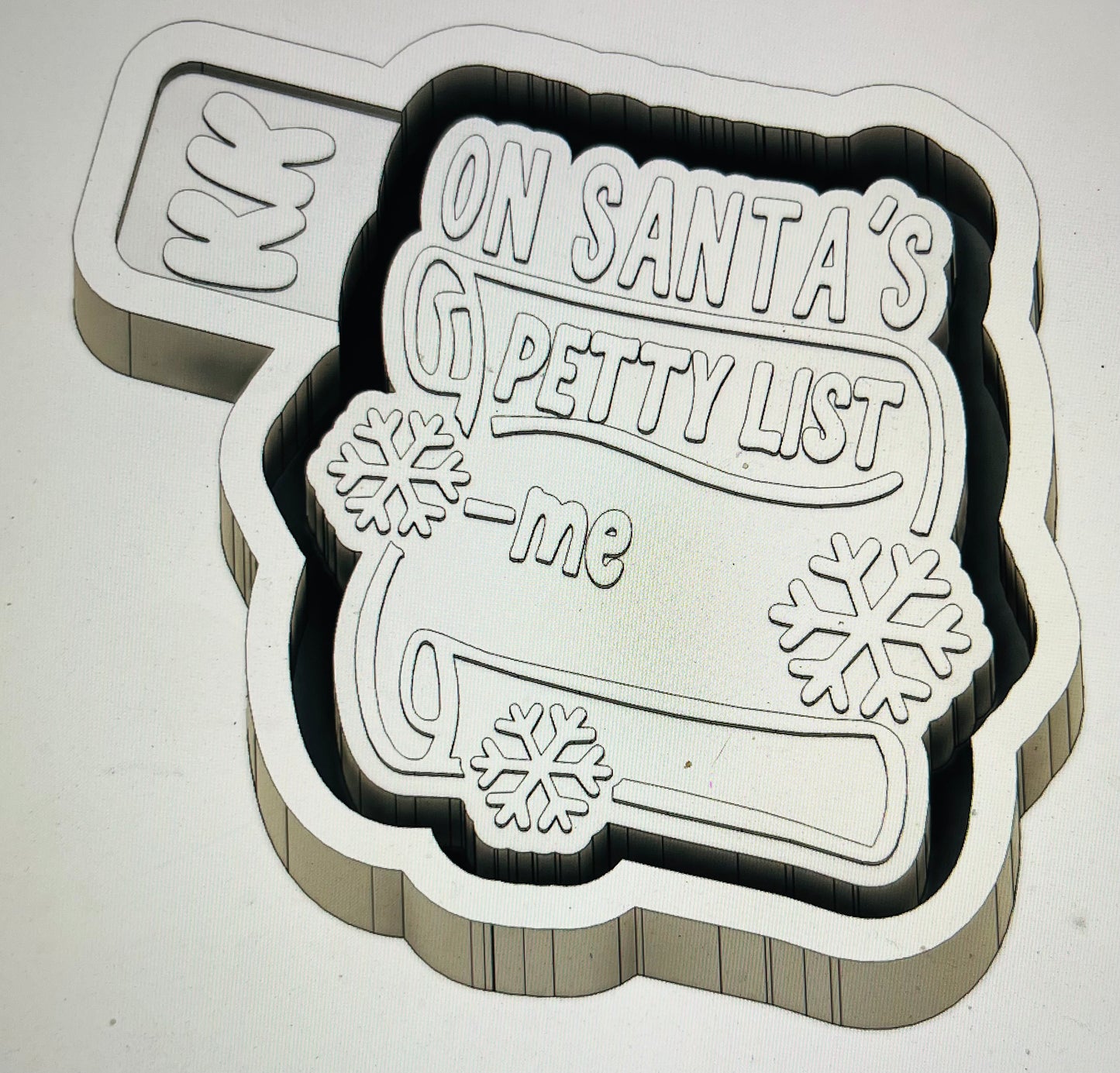 On Santa’s Petty List Mold