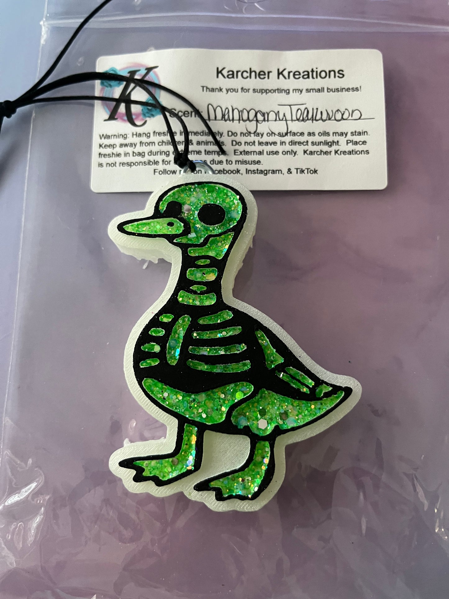 Skeleton Goose- Teakwood