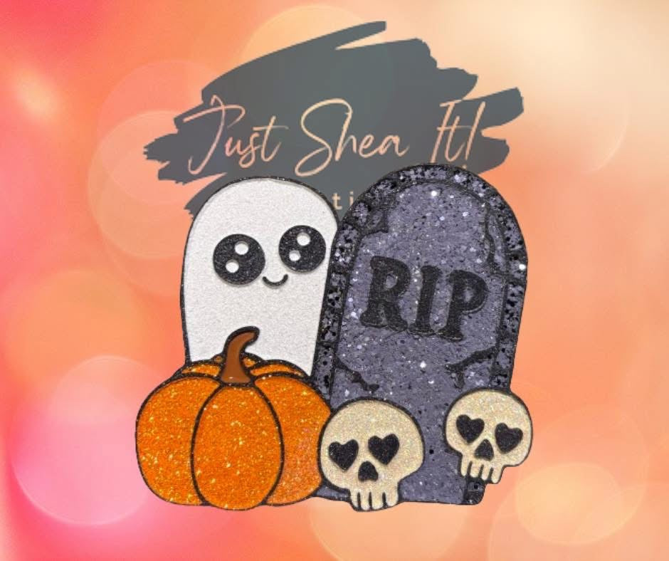 Ghost With Tombstone Mold