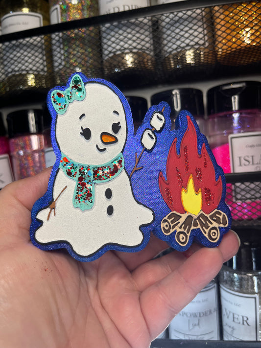 Melting Snowman Freshie