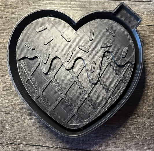 Heart Waffle Cone Mold