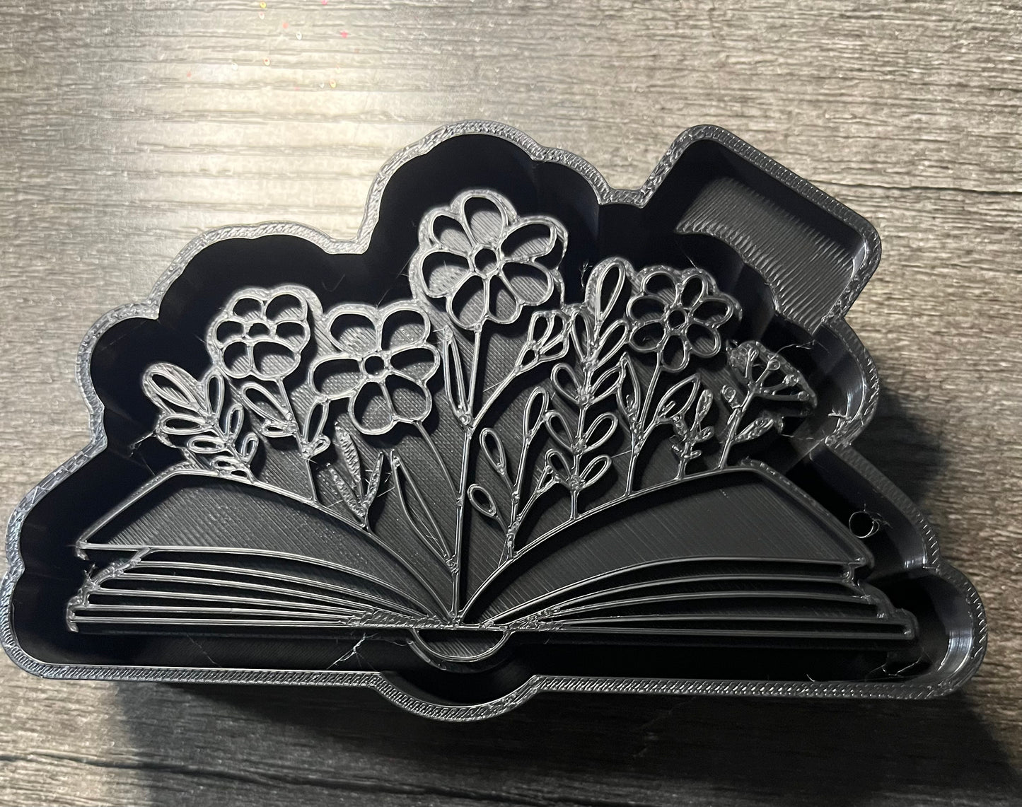 Book with Flowers Mold