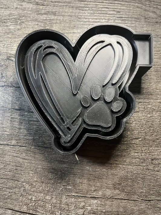 Heart Paw Mold