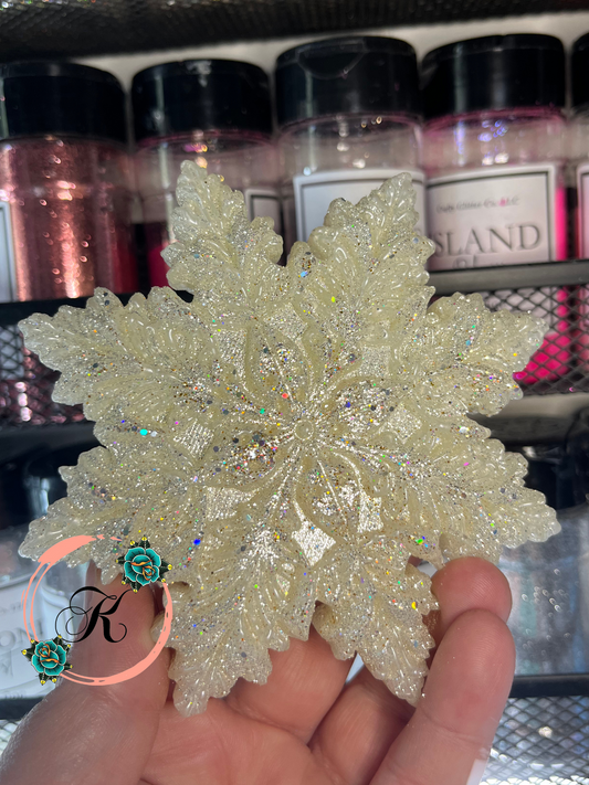 3D Snowflake Freshie