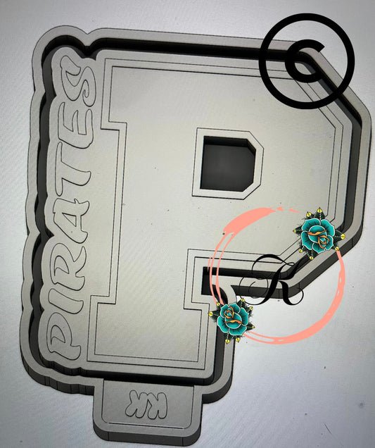 P Pirates Mold