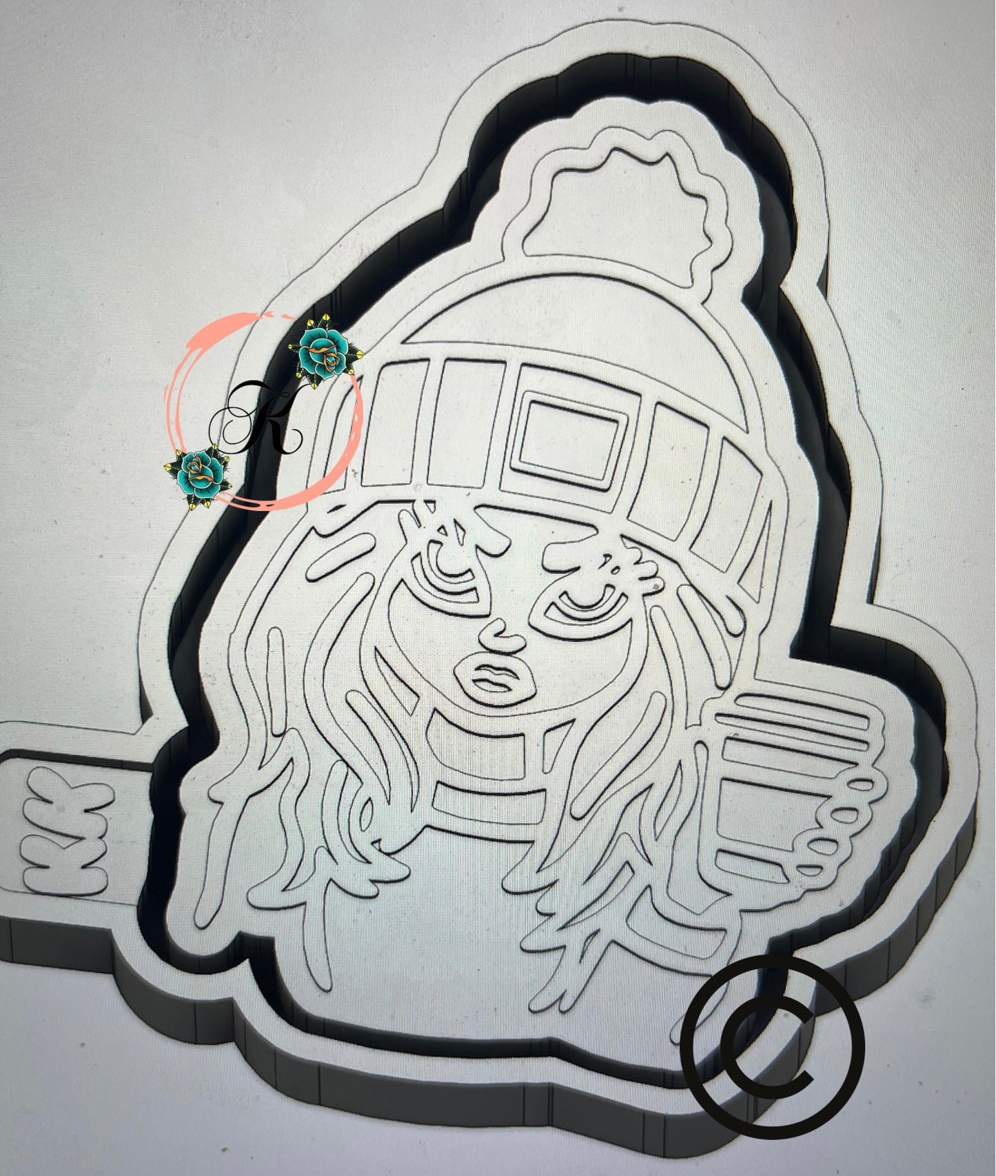 Girl with Beanie Mold