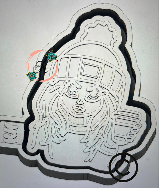 Girl with Beanie Mold