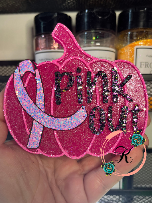 Pink Out Pumpkin Freshie