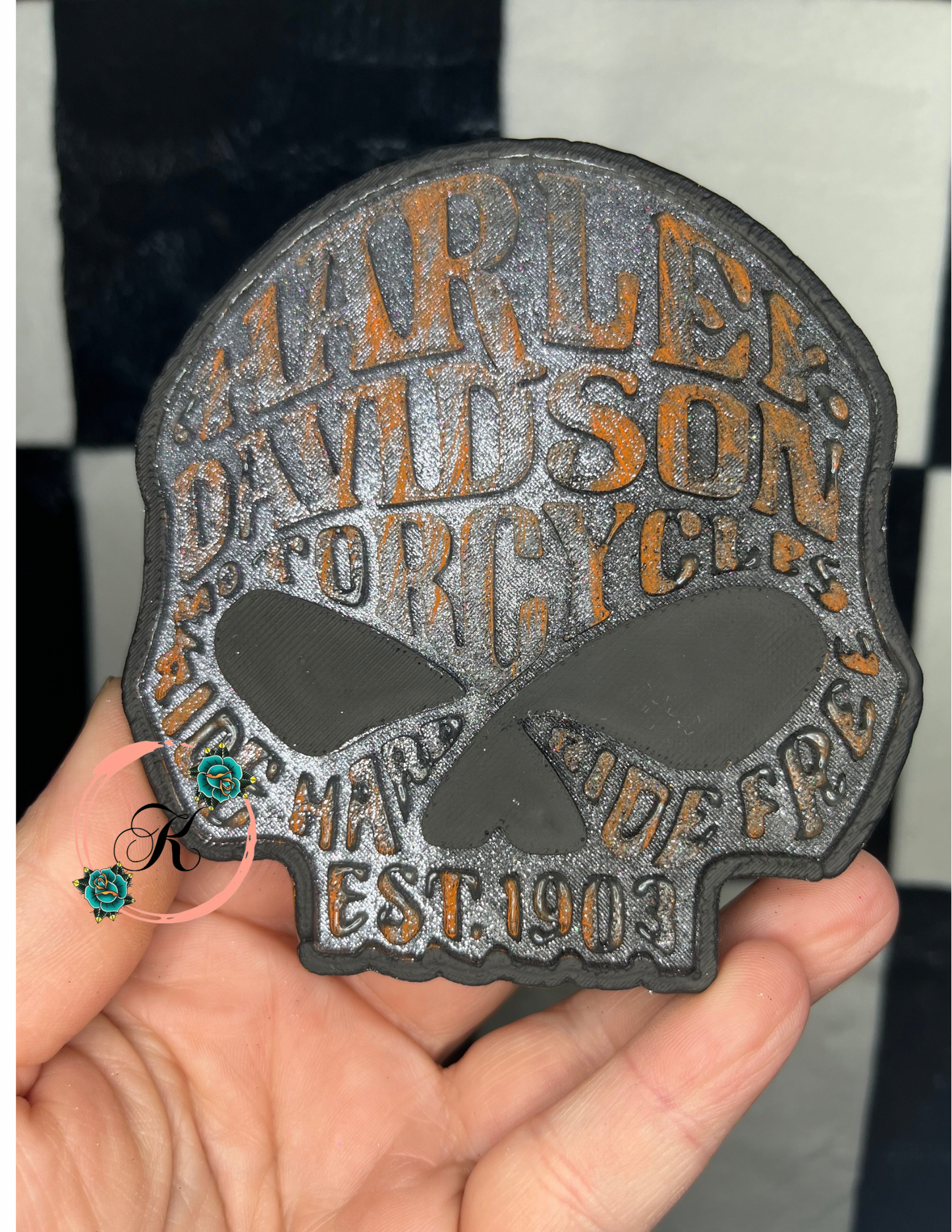 Harley Skull Freshie
