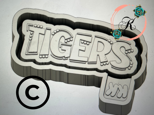 Tigers Doodle Mold