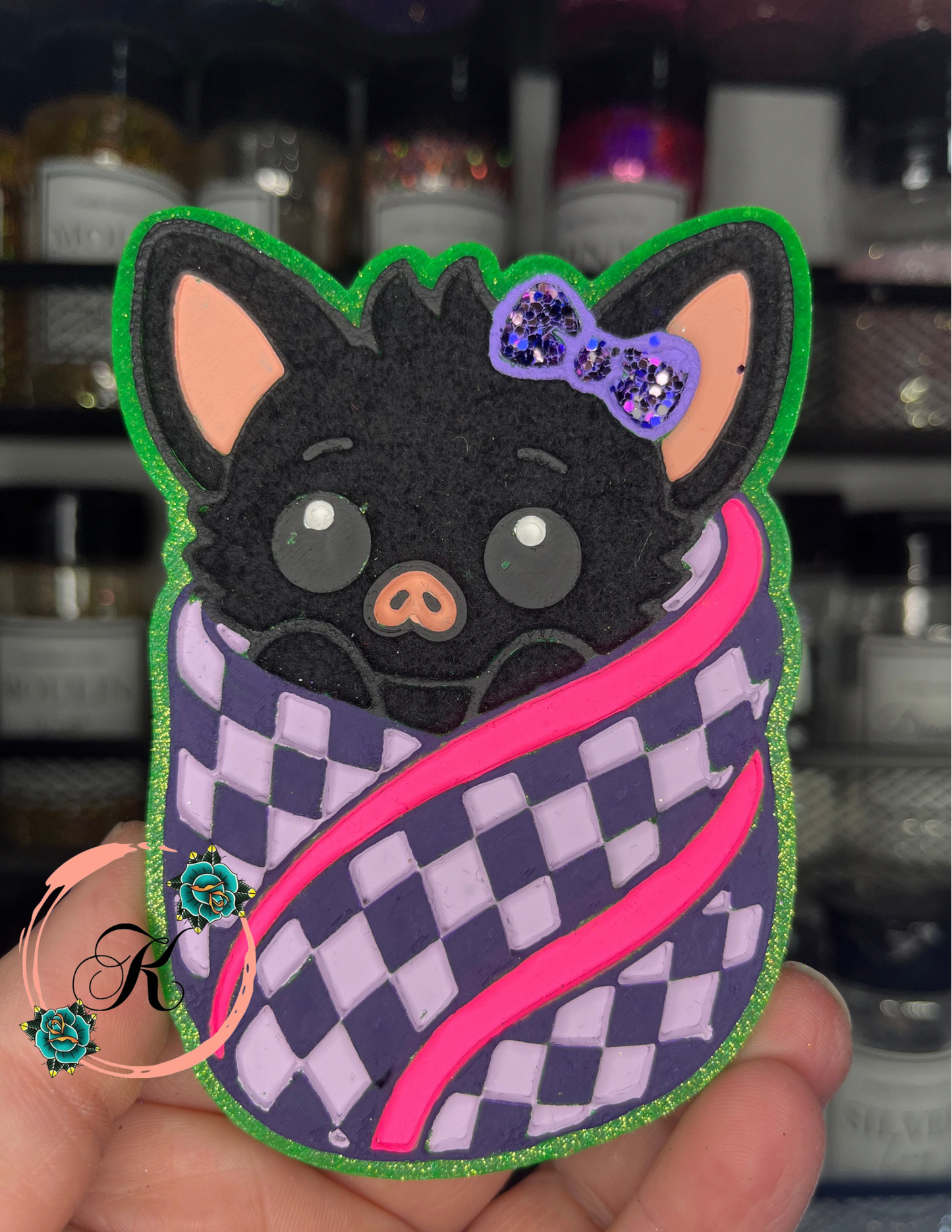 Swaddled Bat Freshie