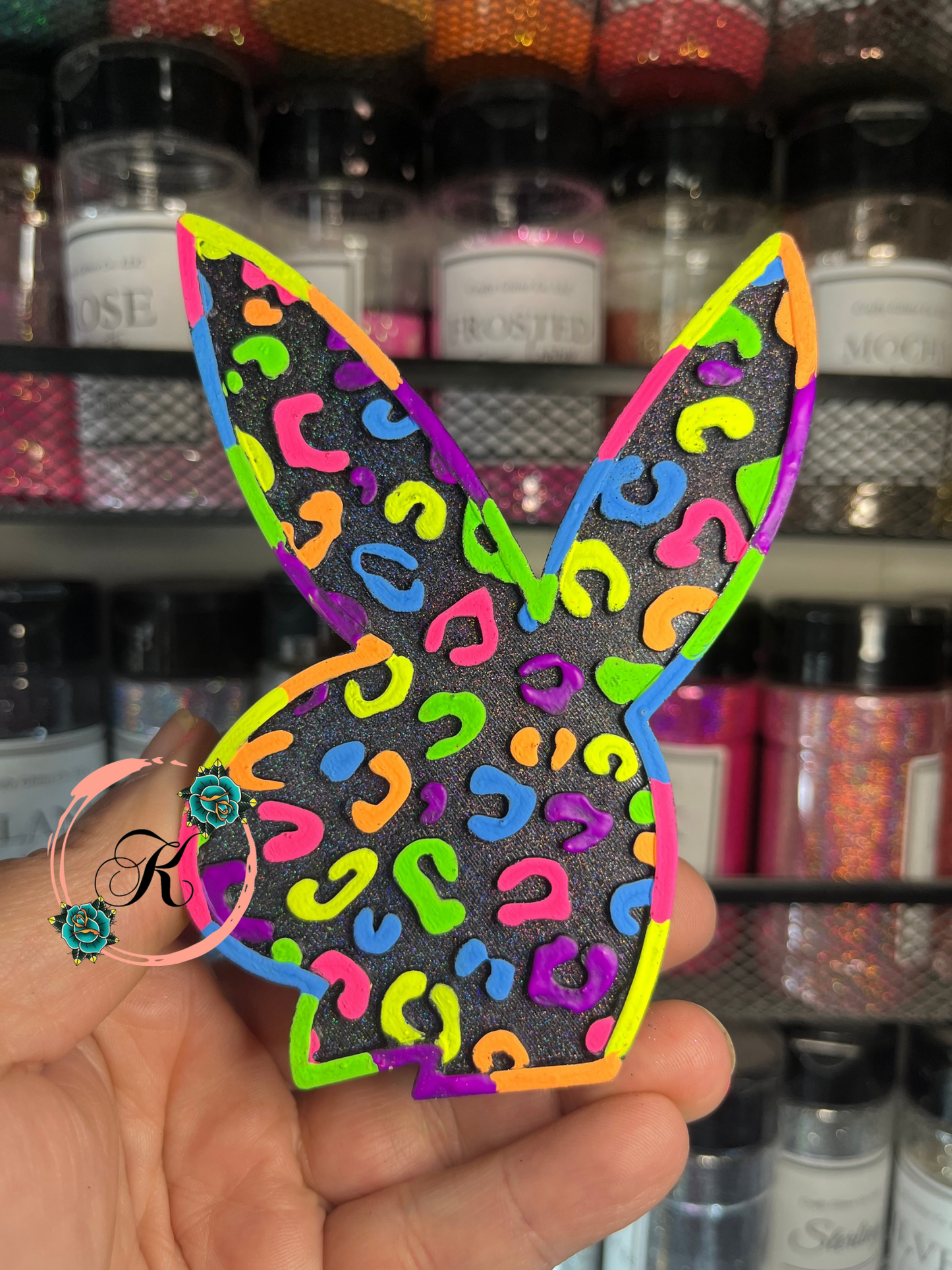 Cheetah Print PB Bunny Freshie