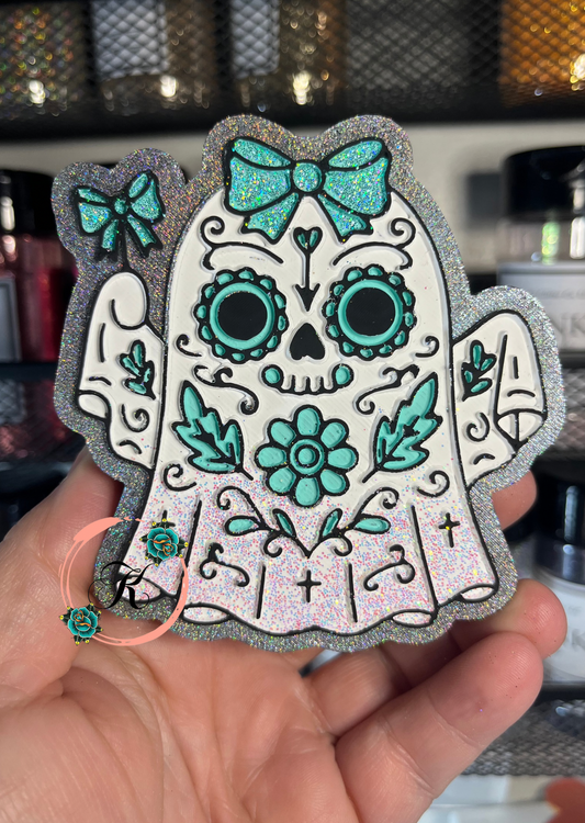 Sugar Skull Ghost Freshie