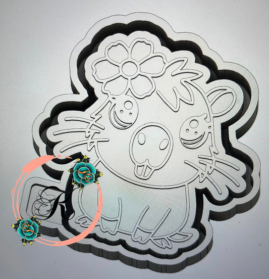Capi with Flower Mold