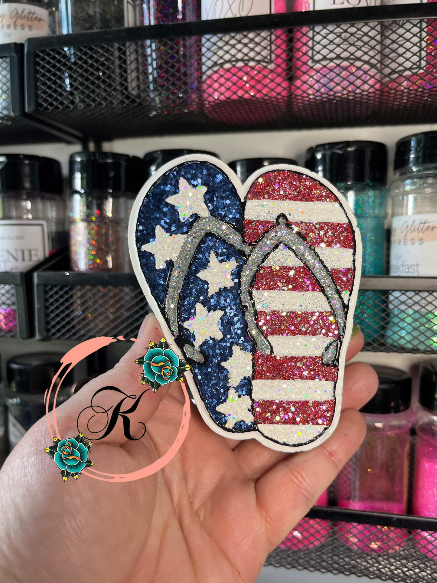 Flag Flip Flops Freshie