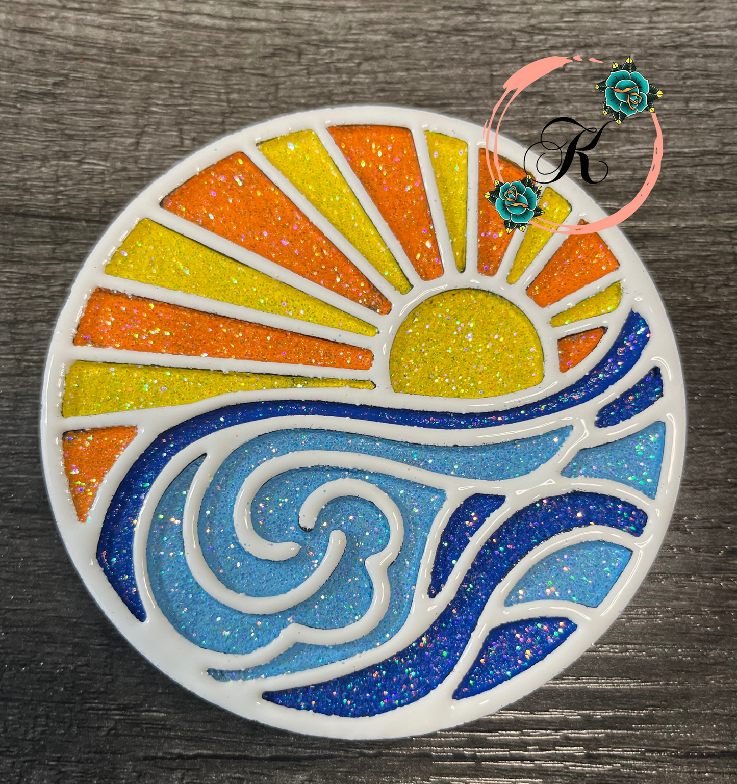 Sunset & Waves Freshie