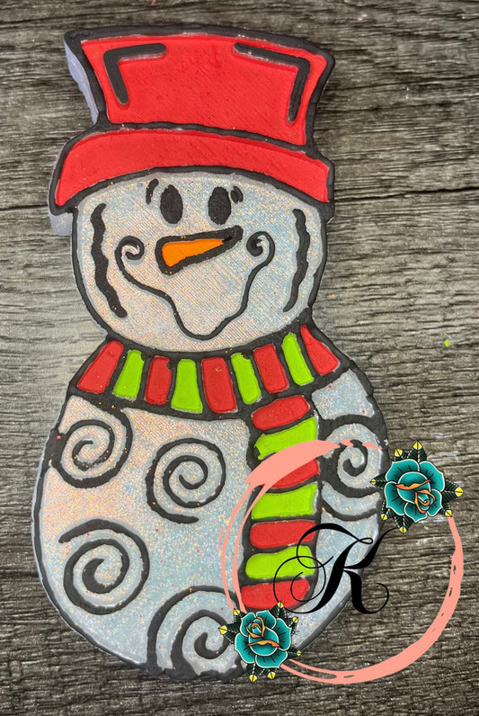 Whimsical Snowman Freshie