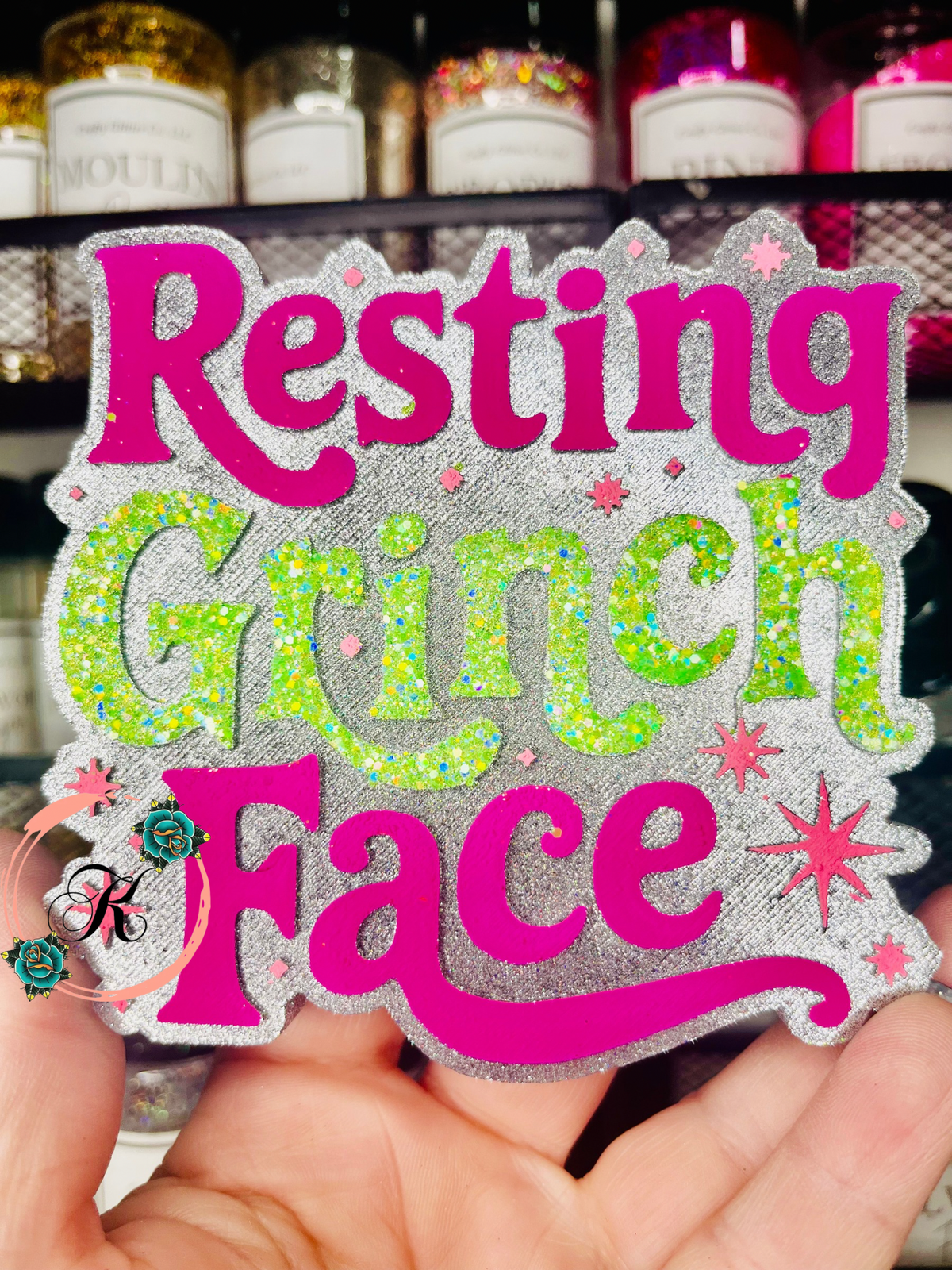 Resting Grinch Face Freshie