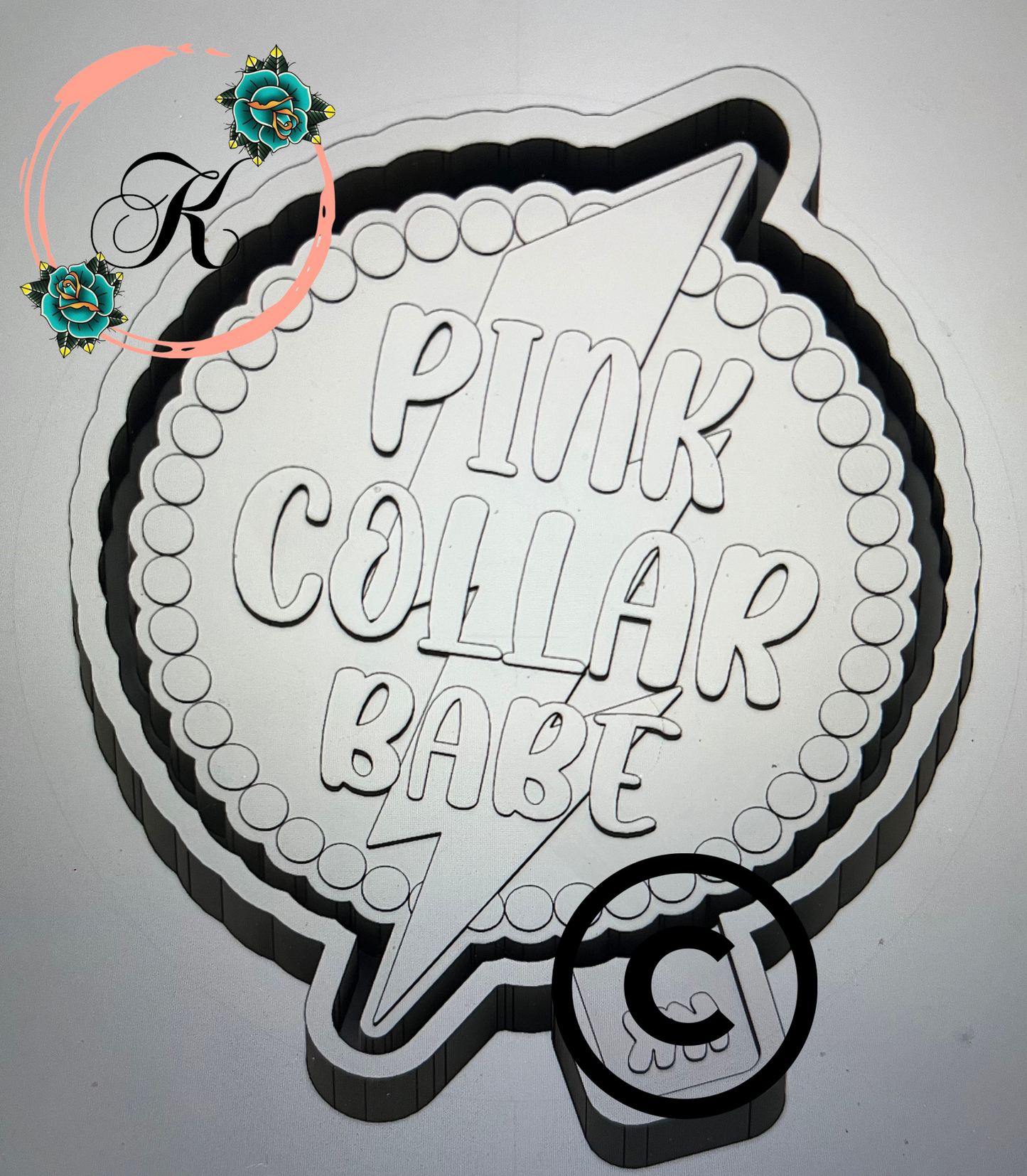 Pink Collar Babe Mold