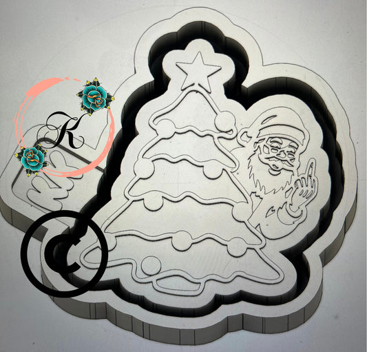 Flip Off Santa Mold