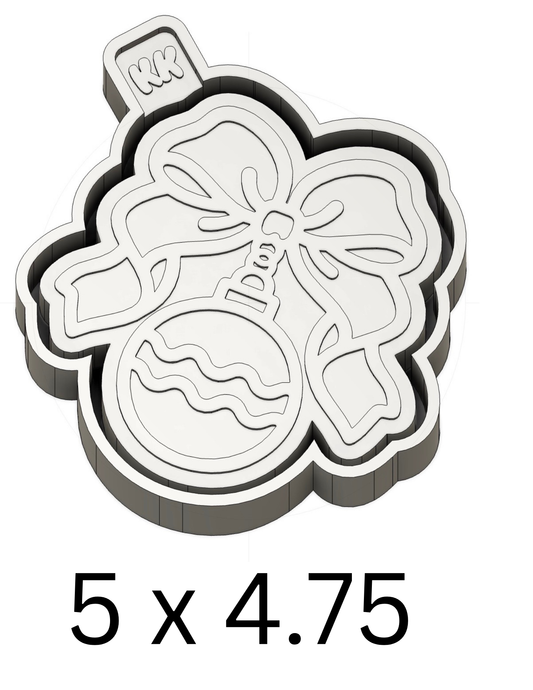 Big Bow Ornament Charm Mold