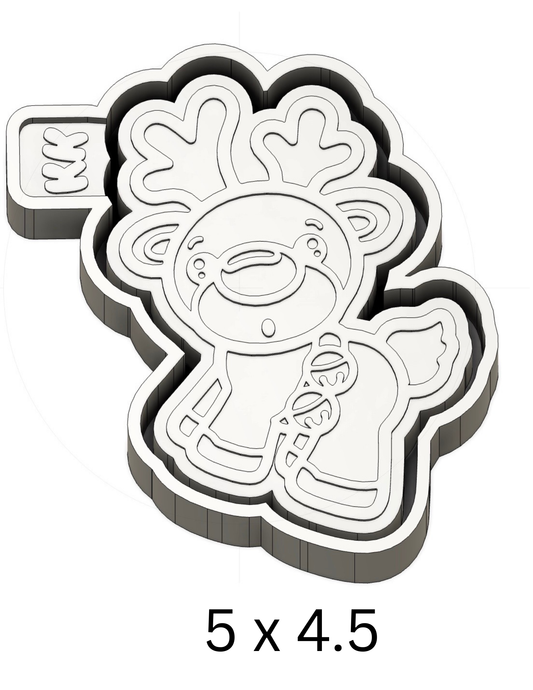 Cute Reindeer Mold