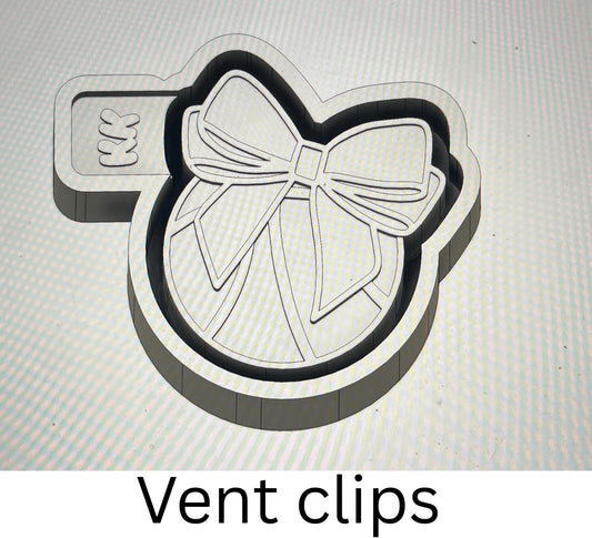 Basketball with Bow Vents Mold