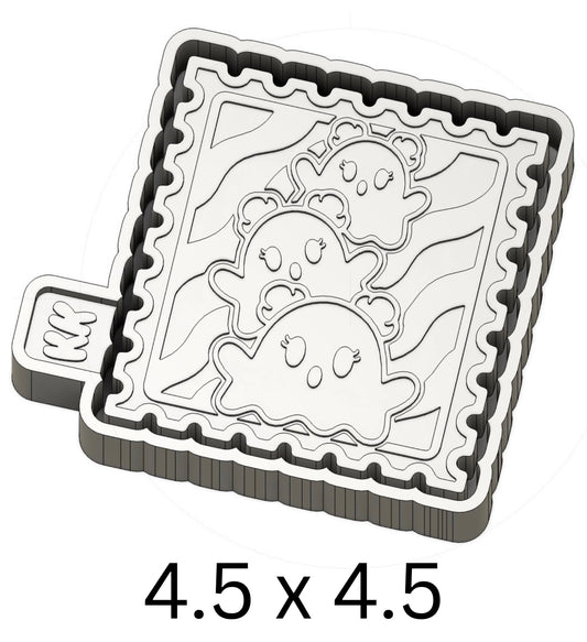 3 Ghost Stamp Mold