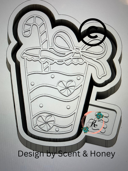 Candy Cane Cup Mold