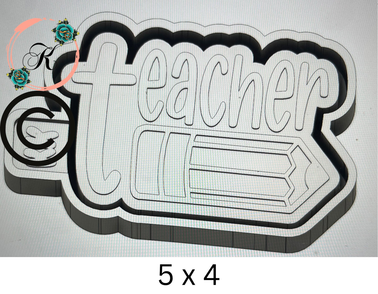Teacher Pencil Mold