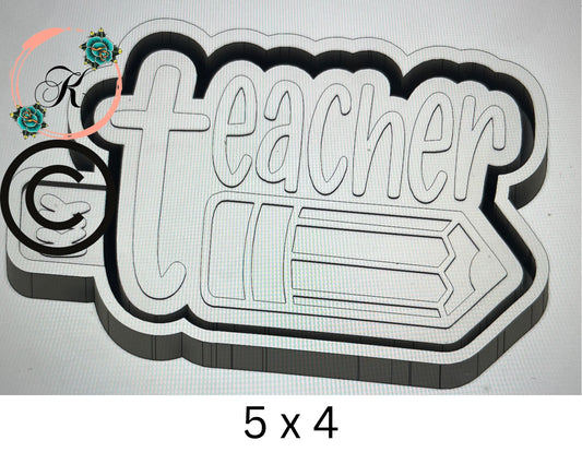 Teacher Pencil Mold